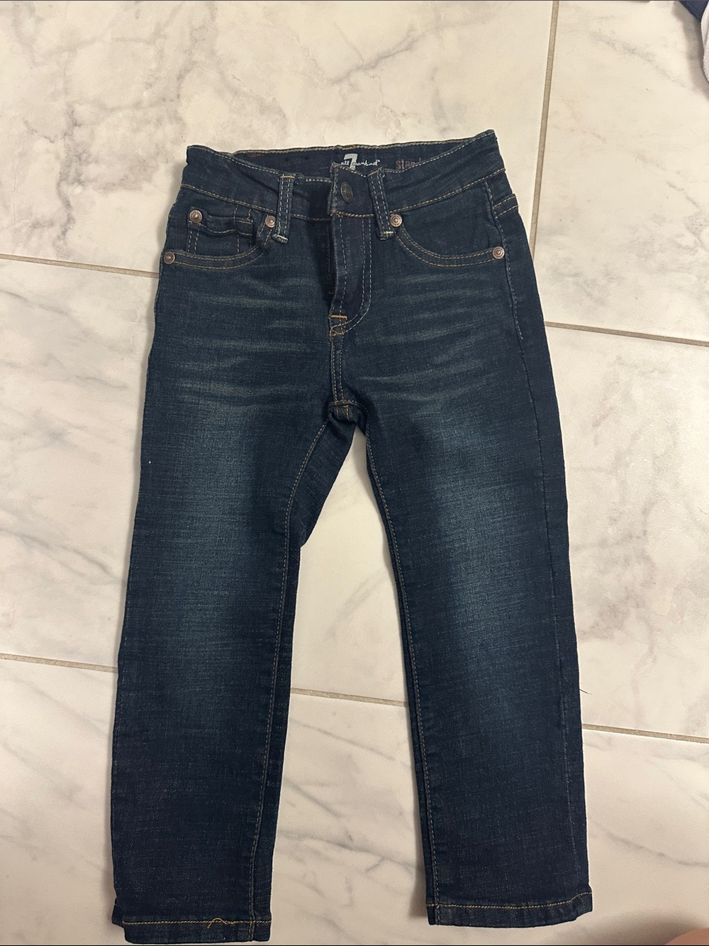 Seven brand size 3t Dark Wash Kids' Skinny Jeans - Blue